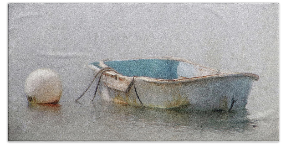 Dinghy Bath Towel featuring the photograph Dirty Dinghy by Karen Lynch