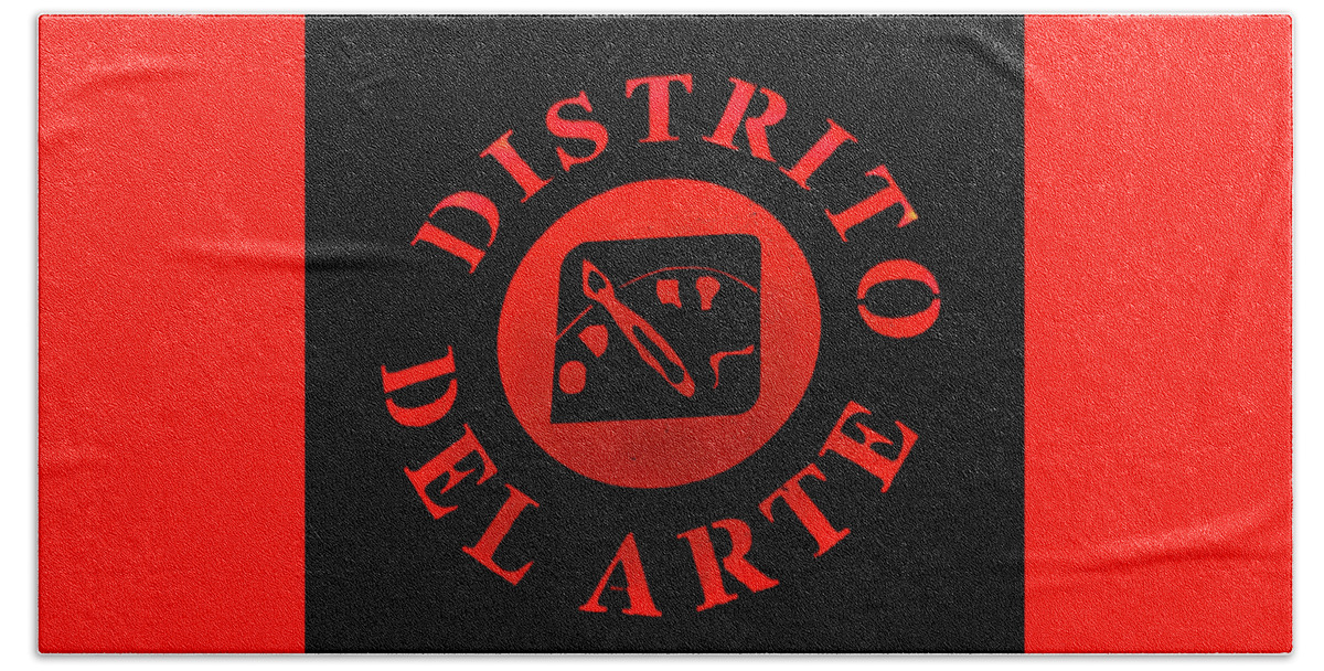 Distrito Del Arte Bath Towel featuring the photograph Distrito Del Arte by Mark Harrington
