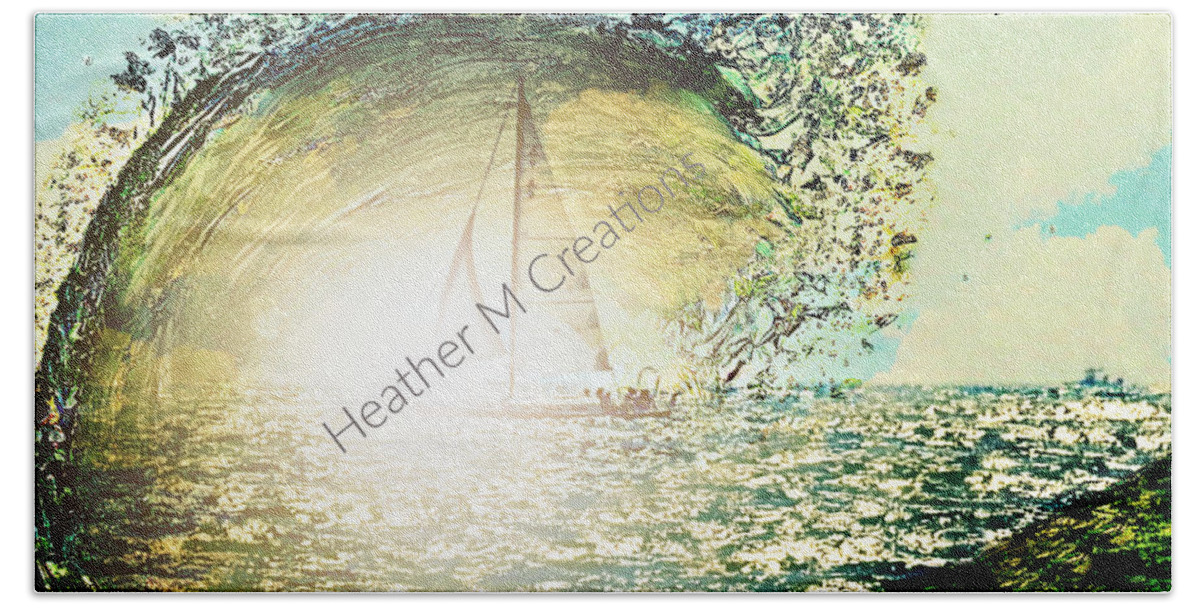 Ocean Bath Towel featuring the photograph Dreamscape by Heather M Photography