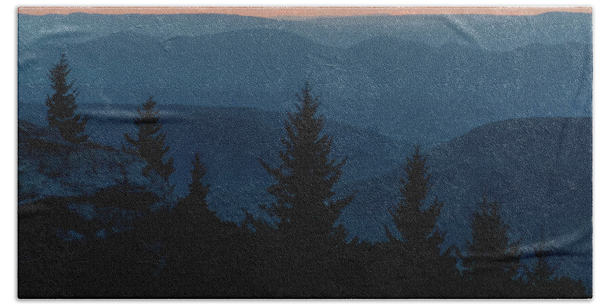 Dusk Hand Towel featuring the photograph Dusk at Dolly Sods Wilderness by Jaki Miller