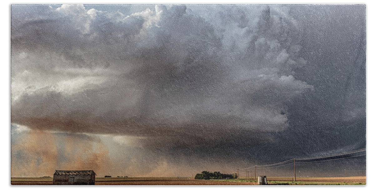Clouds Hand Towel featuring the photograph Dust Bowl by Rich Isaacman