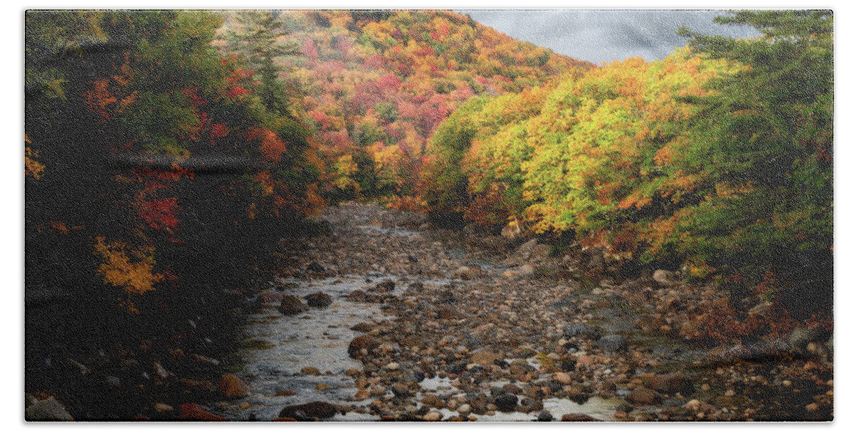 New Bath Towel featuring the photograph East Brach of the Pemigewasset After a Rain by William Dickman