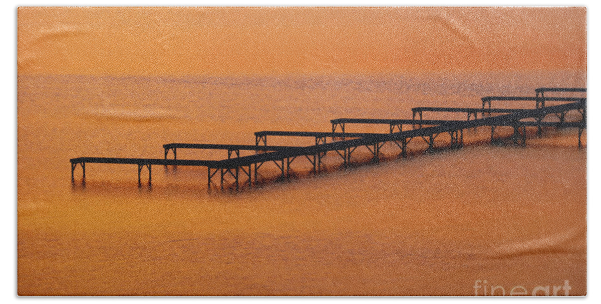 Empty Bath Towel featuring the photograph Empty by Rachel Cohen