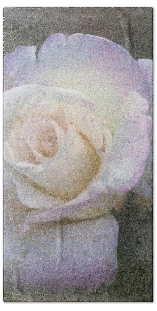 Rose Bath Towel featuring the photograph Fairy Letters by Danette Steele
