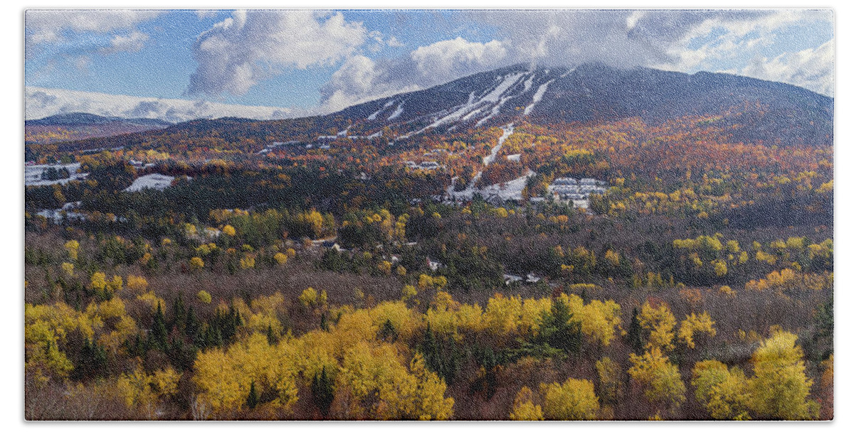 Burke Mountain Bath Towel featuring the photograph Fall at Burke Mountain, VT by John Rowe