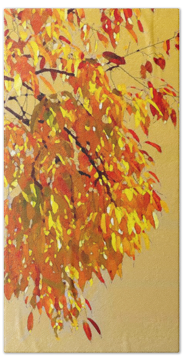 Fall Hand Towel featuring the photograph Fall Foliage by George Harth