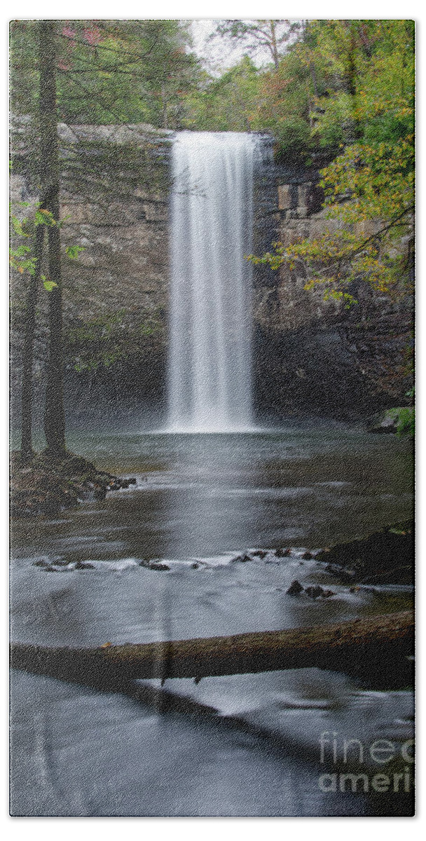 Foster Falls Bath Towel featuring the photograph Foster Falls 9 by Phil Perkins