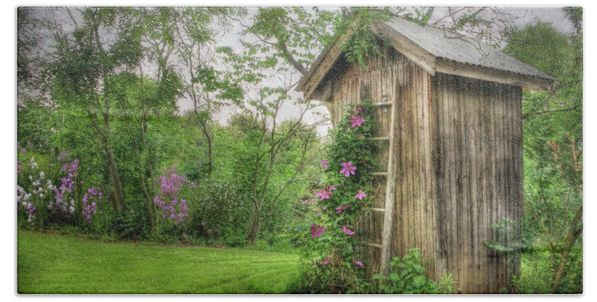 Bathroom Hand Towel featuring the photograph Fragrant Outhouse by Lori Deiter