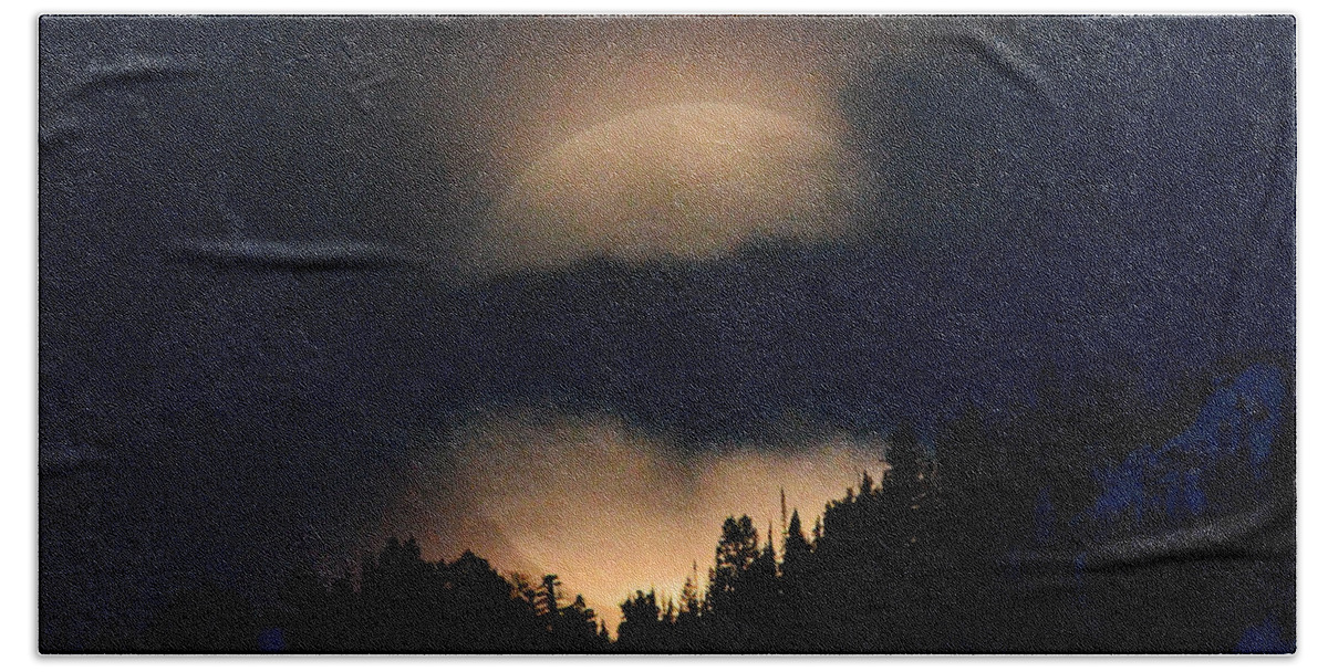 Full Moon Bath Towel featuring the photograph Full Flower Moon #5 by Dorrene BrownButterfield