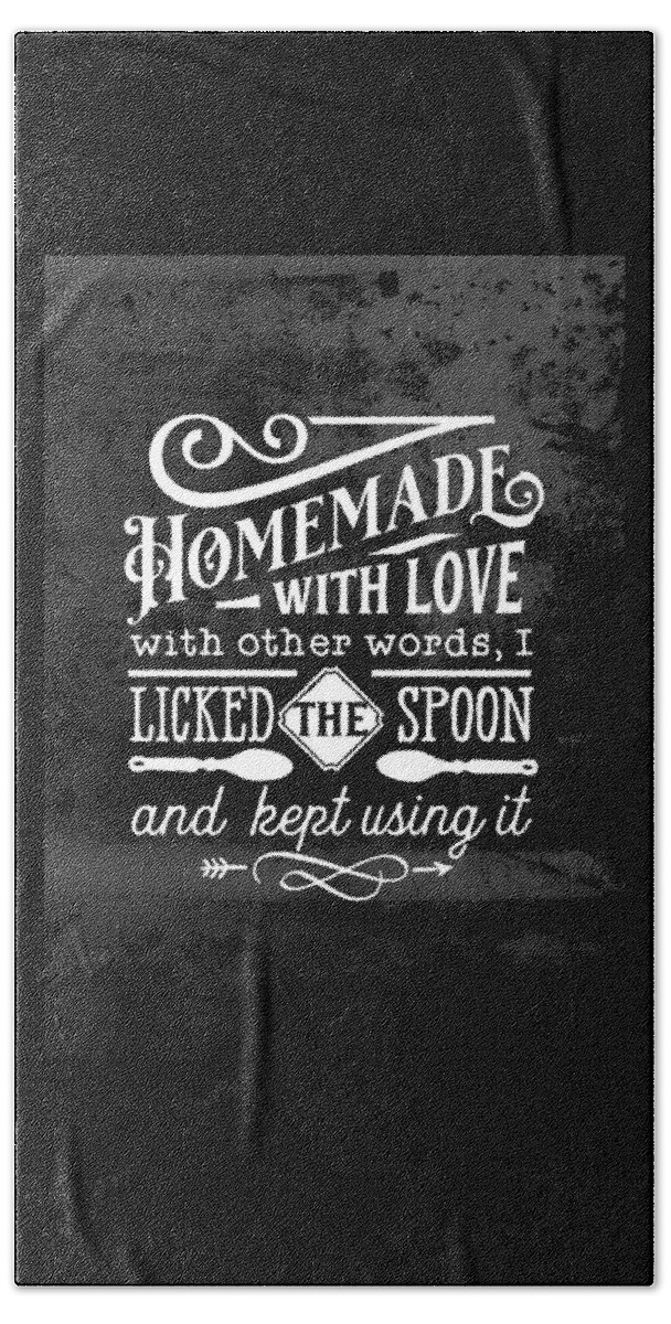 Funny Kitchen Quotes Wall Art Decoration Homemade With Love Licked ...