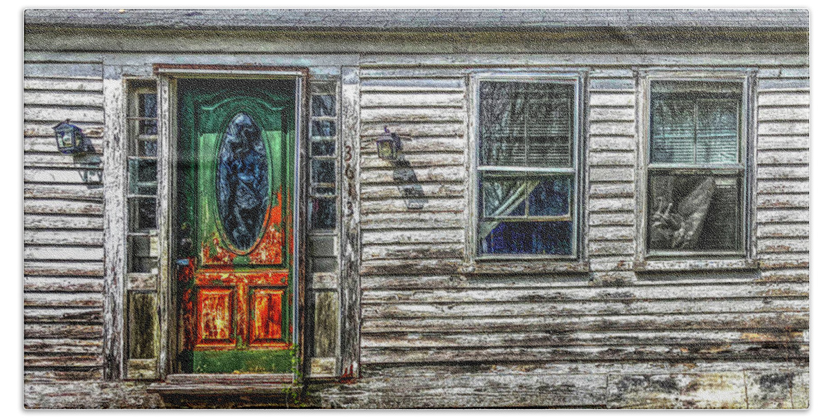 Ghost Hand Towel featuring the photograph Ghosts in the Windows by Wayne King