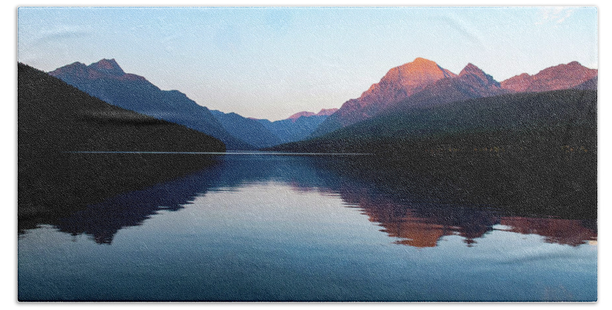 Glacier National Park Hand Towel featuring the photograph Bowman Lake, Glacier National Park, Montana by Earth And Spirit
