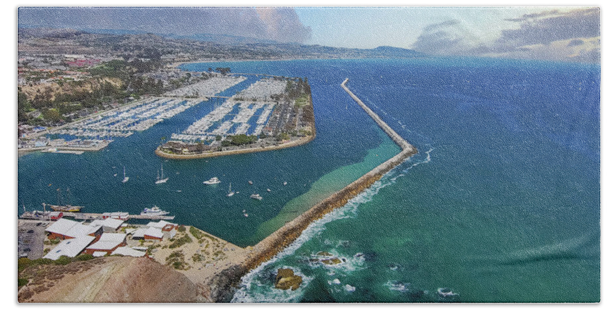  Beach Hand Towel featuring the photograph Gorgeous Clouds Over Dana Point by Marcus Jones