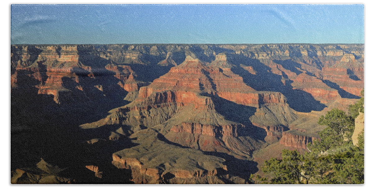 Grand Canyon National Park Bath Towel featuring the photograph Grand Canyon - Pre-Sunset View by Richard Krebs