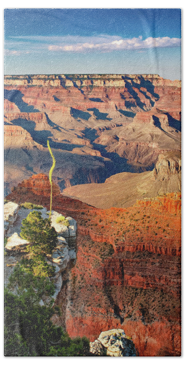 Grand Canyon Hand Towel featuring the photograph Grand Canyon Sunset Shadows - Arizona by Gregory Ballos