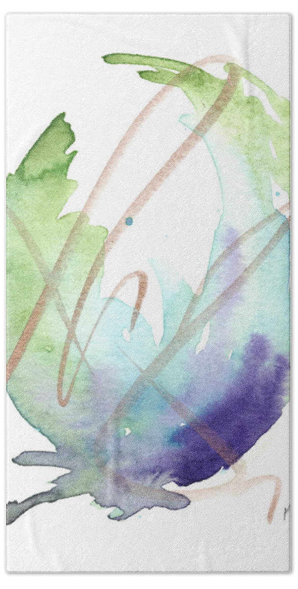 Grass Bath Towel featuring the painting Greeting Card 1 by Katrina Nixon