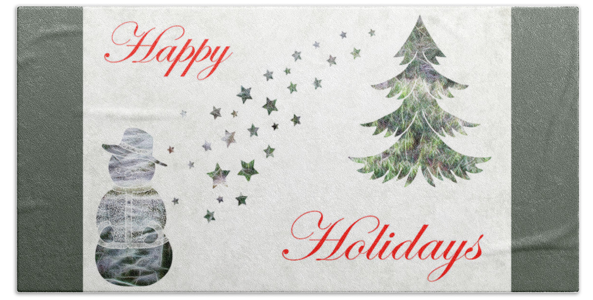 Christmas Hand Towel featuring the photograph Happy Holidays by Crystal Wightman