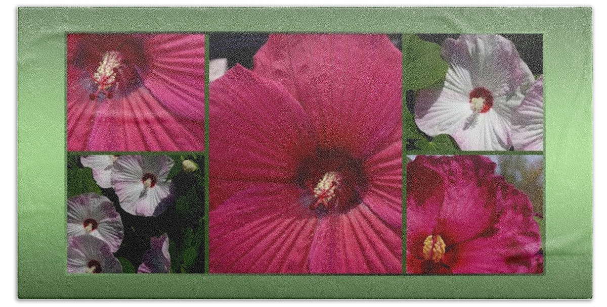 Hibiscus Bath Towel featuring the photograph Hardy Hibiscus by Nancy Ayanna Wyatt