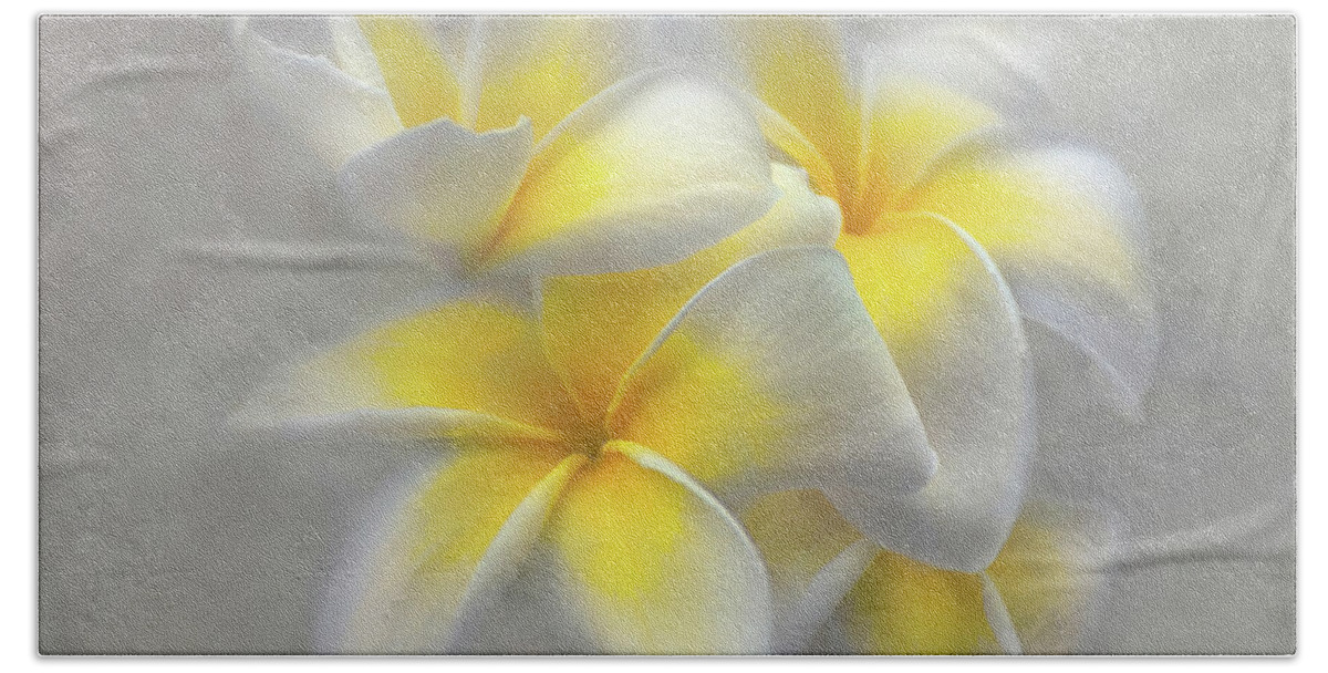 Flowers Hand Towel featuring the digital art Hawaiian Delight by Mikes Nature