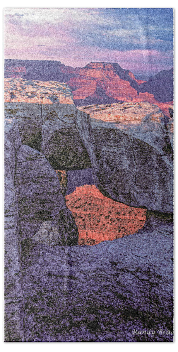 Grand Canyon Bath Towel featuring the photograph Hole in the Rock by Randy Bradley