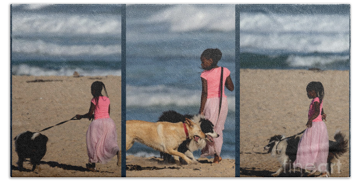 Beach Hand Towel featuring the photograph Home Of The Free by Eva Lechner