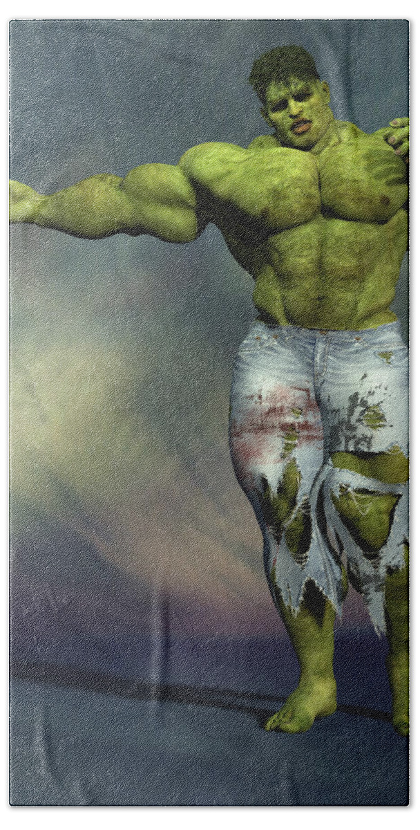 Incredible Hulk body paint job I did some moons ago, fun times