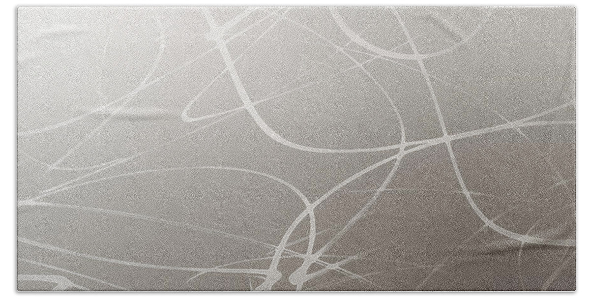 Iapetus Bath Towel featuring the mixed media Iapetus 3536 by John Emmett