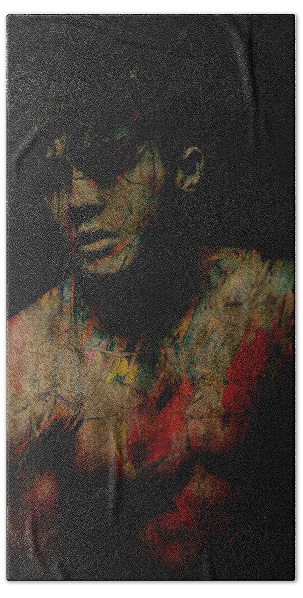 Nude Male Hand Towel featuring the digital art I'm Coming Out by Paul Lovering