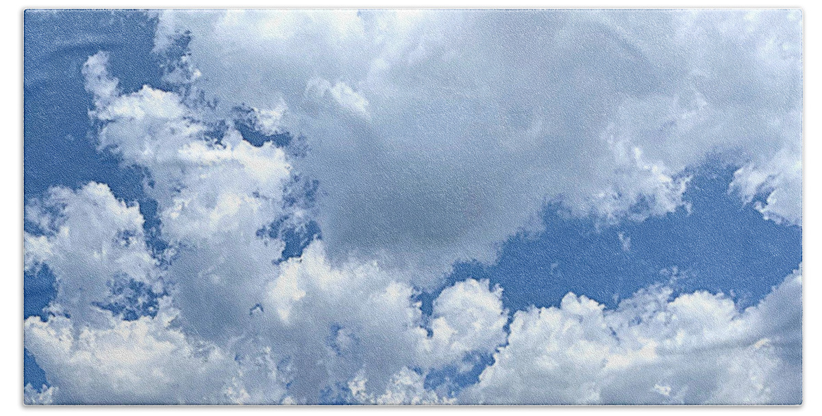 Cloud Hand Towel featuring the photograph In the Clouds by Lee Darnell