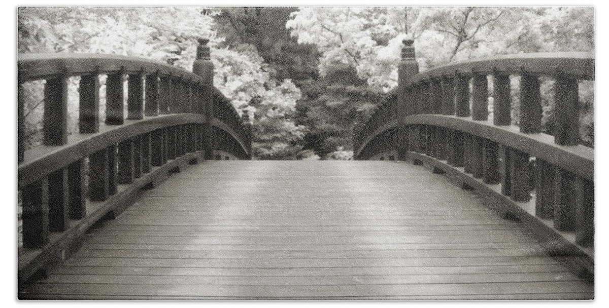 3scape Hand Towel featuring the photograph Japanese Dream Infrared by Adam Romanowicz