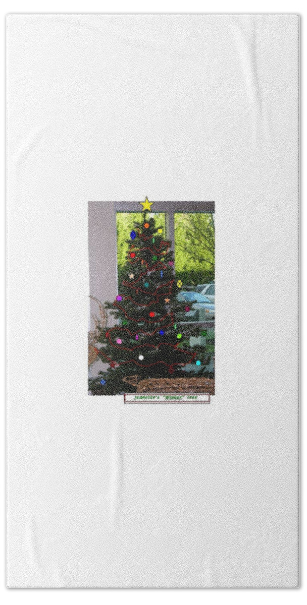 Tree Hand Towel featuring the photograph Jeannette's Winter Tree by Shirley Stevenson Wallis
