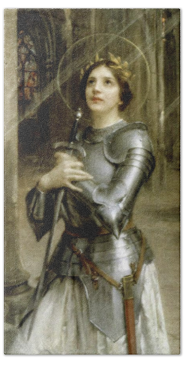 Joan of Arc. By Charles-Amable Lenoir. Bath Towel