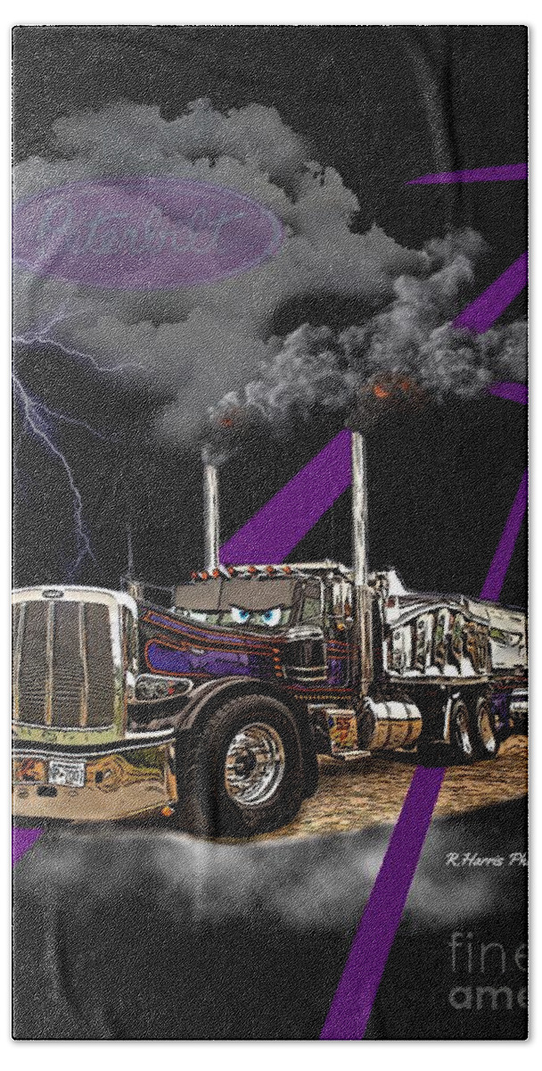  Bath Towel featuring the photograph Johnnys truck by Randy Harris