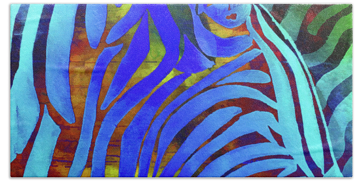 Jungle Hand Towel featuring the digital art Jungle Fever by Aurelia Schanzenbacher