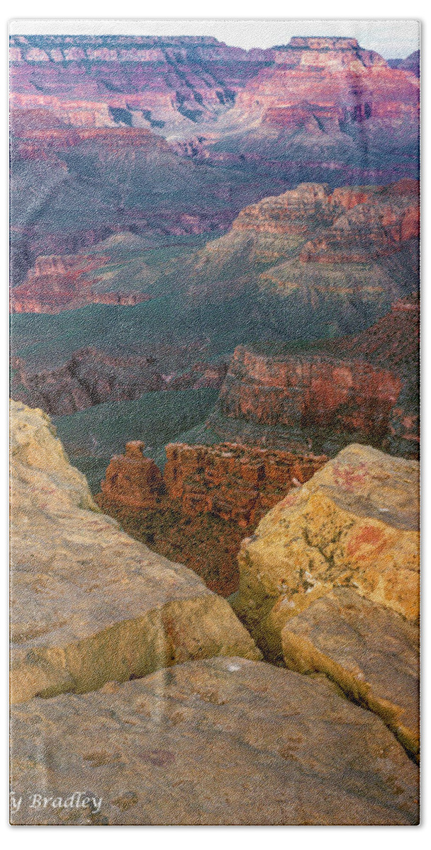 Usa Hand Towel featuring the photograph Large Crack by Randy Bradley