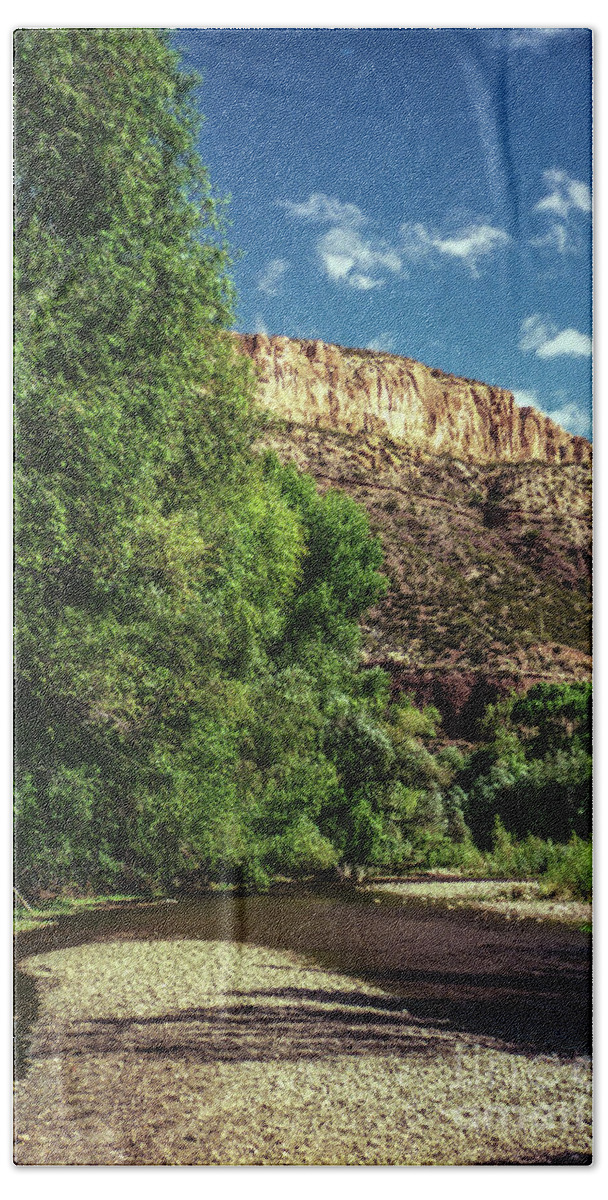 Arizona Bath Towel featuring the photograph Lead Me Beside Still Waters by Kathy McClure