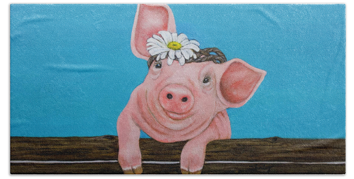 Microfiber Cute Hand Towels, Little Pig Towel Household And