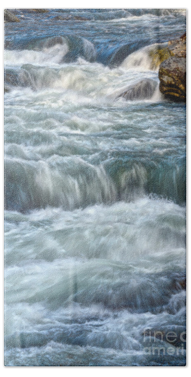 Tennessee Bath Towel featuring the photograph Little River Rapids by Phil Perkins