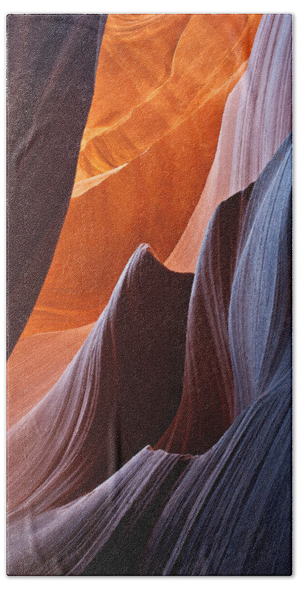 Antelope Canyon Bath Towel featuring the photograph Little Wave by Peter Boehringer