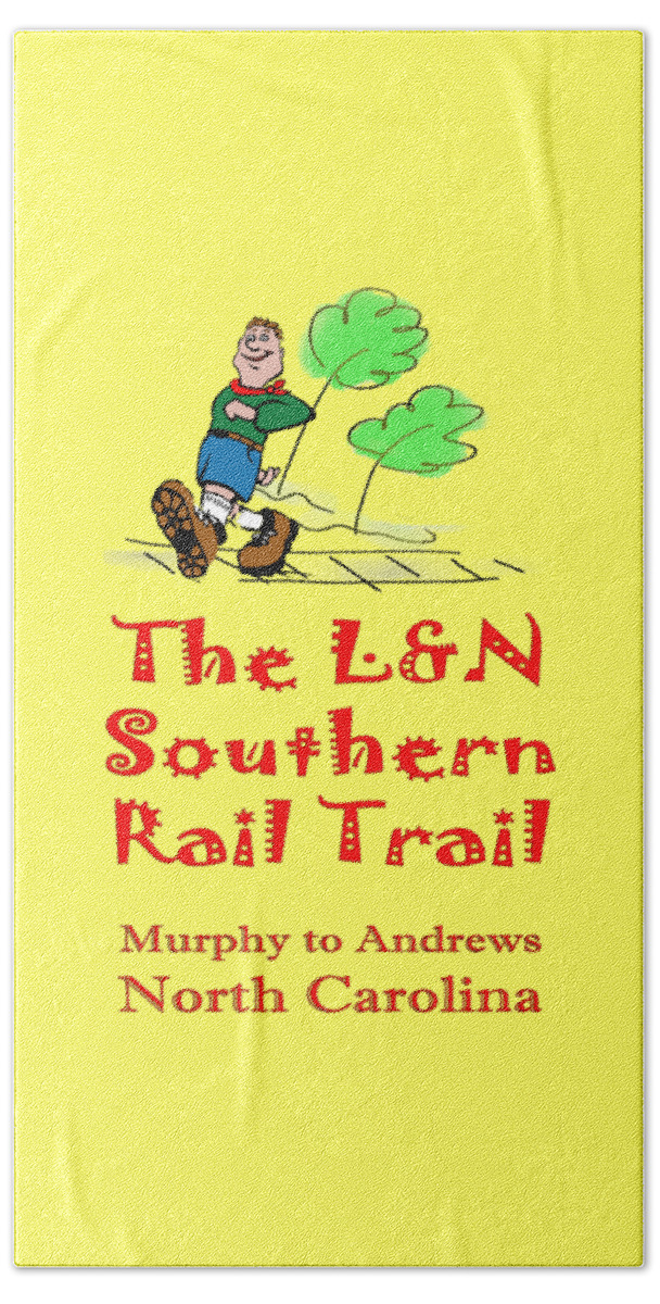 L&n Bath Towel featuring the photograph LN Southern Rail Trail Boy Scout by Debra and Dave Vanderlaan
