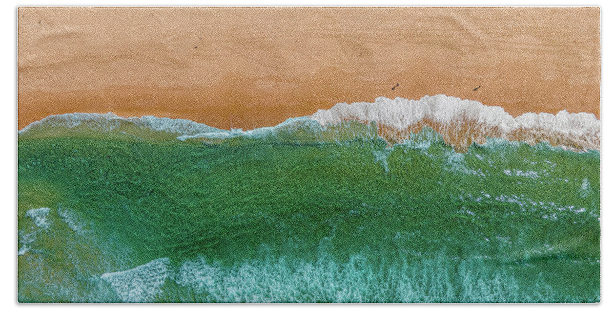 Beach Hand Towel featuring the photograph Long Reef Beach No 1 #1 by Andre Petrov