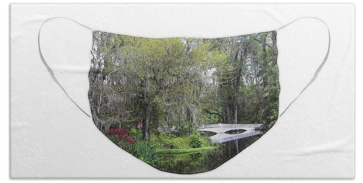  Hand Towel featuring the photograph Low Country Springtime Face Mask by Jerry Griffin