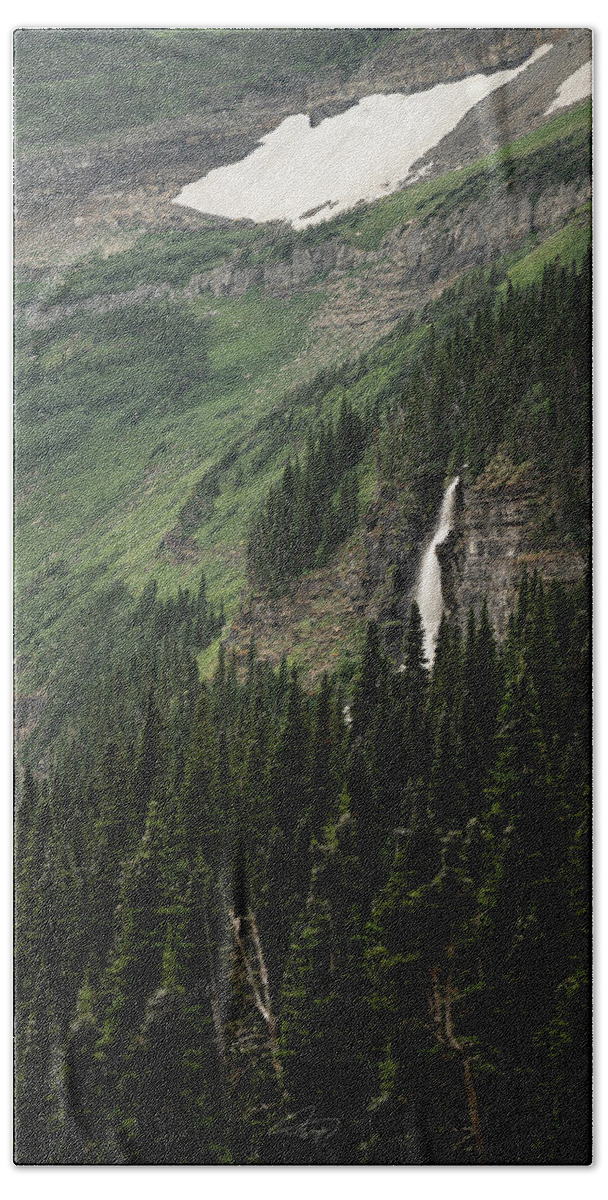  Bath Towel featuring the photograph Lower Lunch Creek Fall by William Boggs