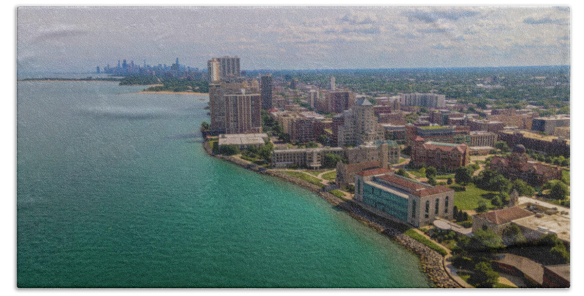 Chicago Hand Towel featuring the photograph Loyola University Chicago by Bobby K