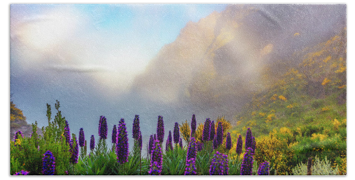 Atlantic Ocean Hand Towel featuring the photograph Madeira by Evgeni Dinev