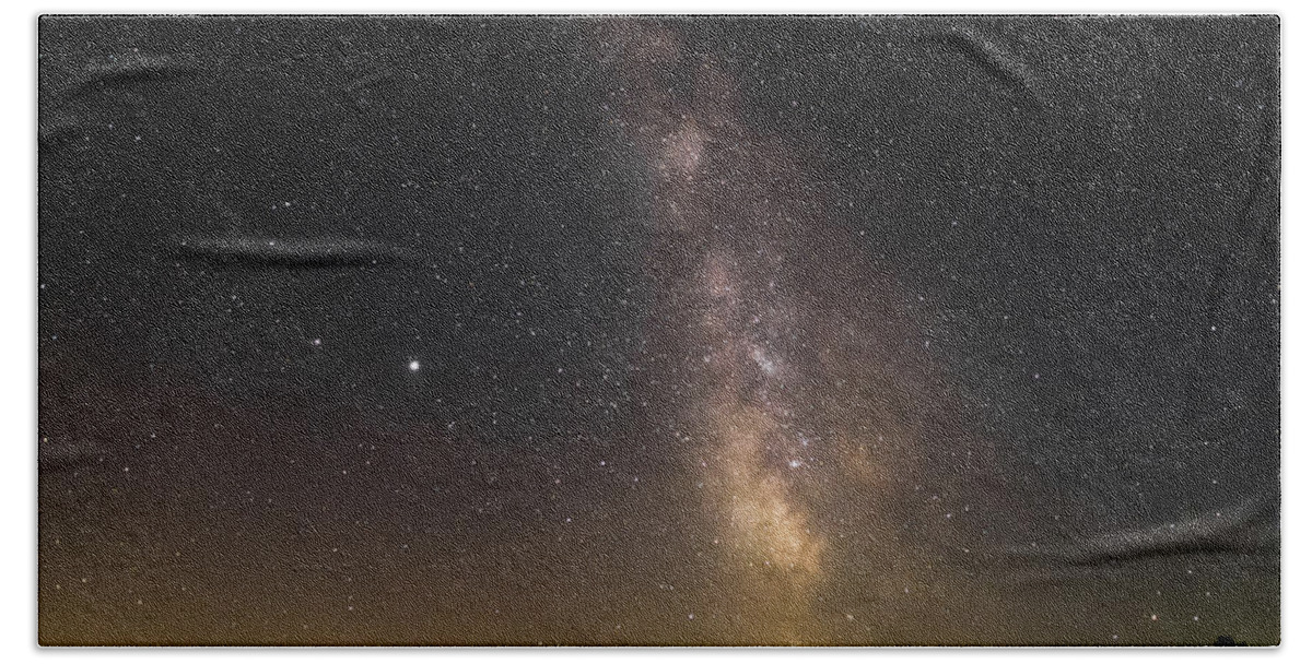 Galaxy Bath Towel featuring the photograph Milky Way June 2020 - 2 by Amelia Pearn