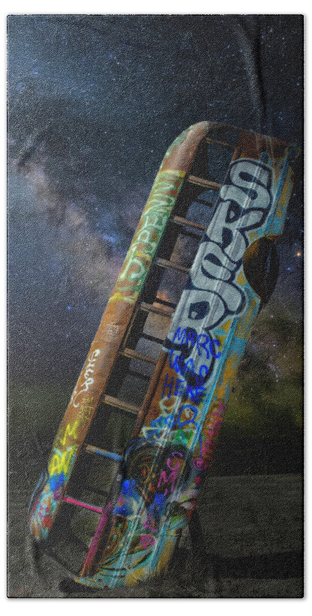 2020 Hand Towel featuring the photograph Milky Way Over Mojave 5 by James Sage