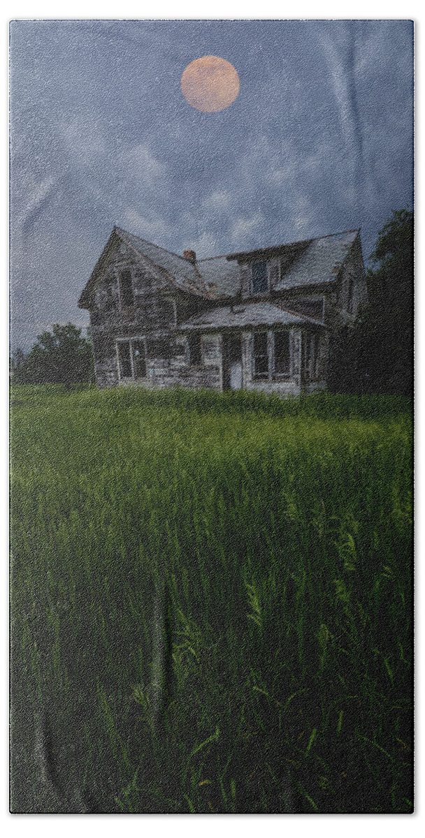 Abandoned House Hand Towel featuring the photograph Missing You by Aaron J Groen