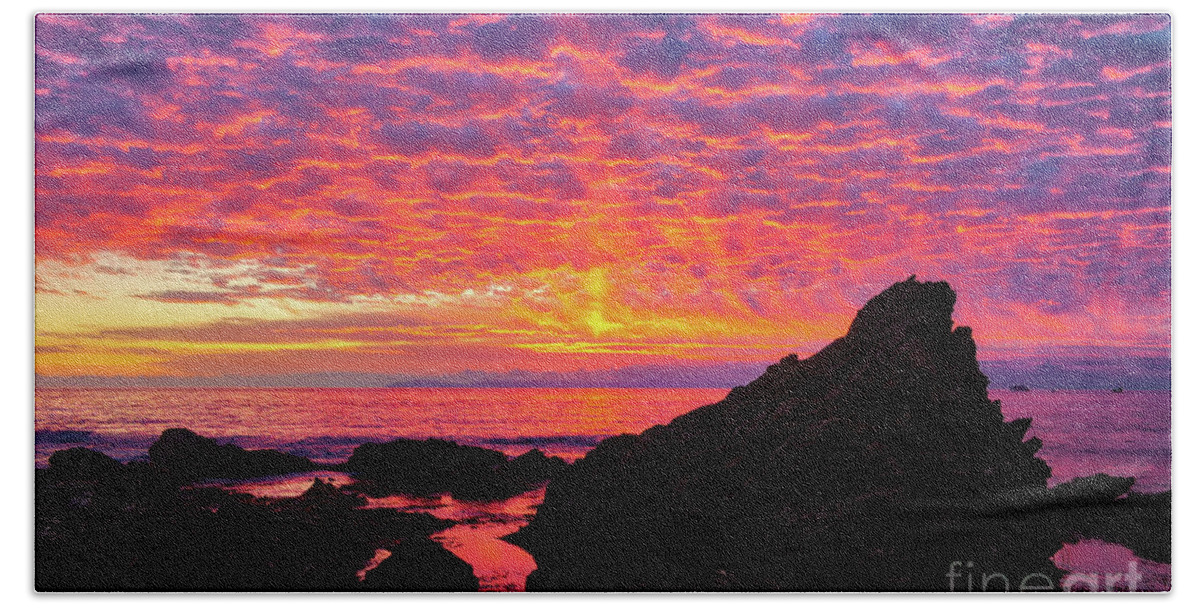Mother Bath Towel featuring the photograph Mother Nature's Color Show by Eddie Yerkish