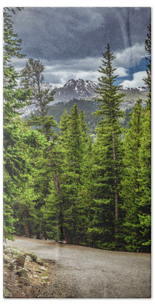 Mount Hand Towel featuring the photograph Mt. Evans, Idaho Springs, Colorado by Jeanette Fellows